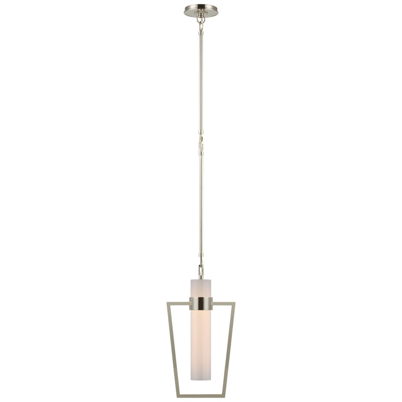 Visual Comfort Signature - S 5676PN-WG - LED Pendant - Presidio - Polished Nickel