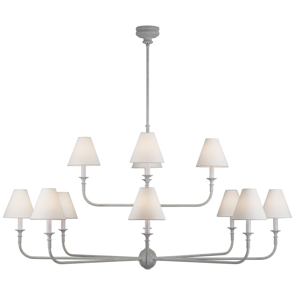 Visual Comfort Signature - TOB 5453SG-L - LED Chandelier - Piaf - Swedish Gray