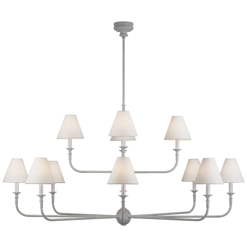 Visual Comfort Signature - TOB 5453SG-L - LED Chandelier - Piaf - Swedish Gray