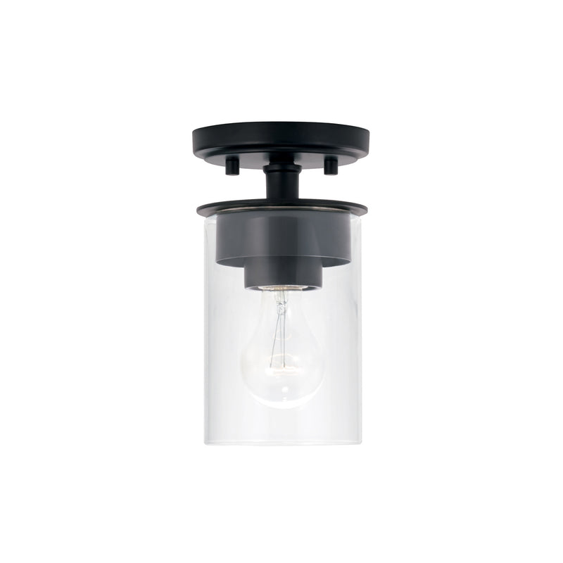 Capital Lighting - 246811MB-532 - One Light Semi Flush Mount - Mason - Matte Black