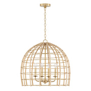 Capital Lighting - 344141MA - Four Light Pendant - Wren - Matte Brass
