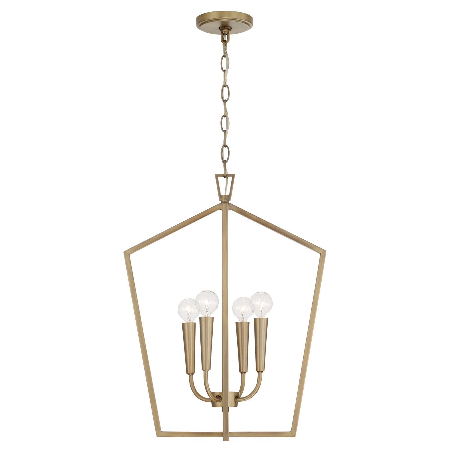 Capital Lighting - 545941AD - Four Light Foyer - Holden - Aged Brass