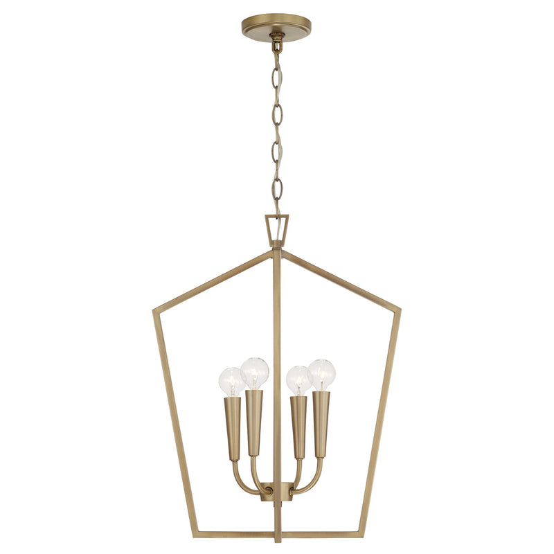 Capital Lighting - 545941AD - Four Light Foyer - Holden - Aged Brass