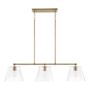 Capital Lighting - 846931AD - Three Light Island Pendant - Baker - Aged Brass