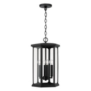 Capital Lighting - 946642BK - Four Light Outdoor Hanging Lantern - Walton - Black