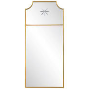 Uttermost - 09748 - Mirror - Caddington - Satin Brushed Brass