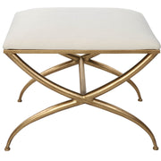 Uttermost - 23677 - Bench - Crossing - Gold Leaf