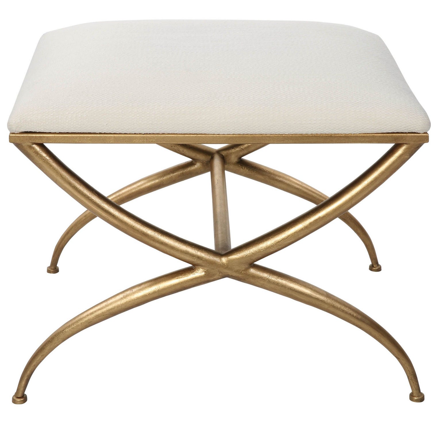 Uttermost - 23677 - Bench - Crossing - Gold Leaf