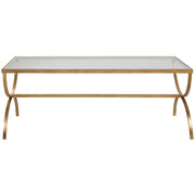 Uttermost - 25186 - Coffee Table - Crescent - Antiqued Gold