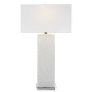Uttermost - 30066 - One Light Table Lamp - Pillar - Brushed Nickel