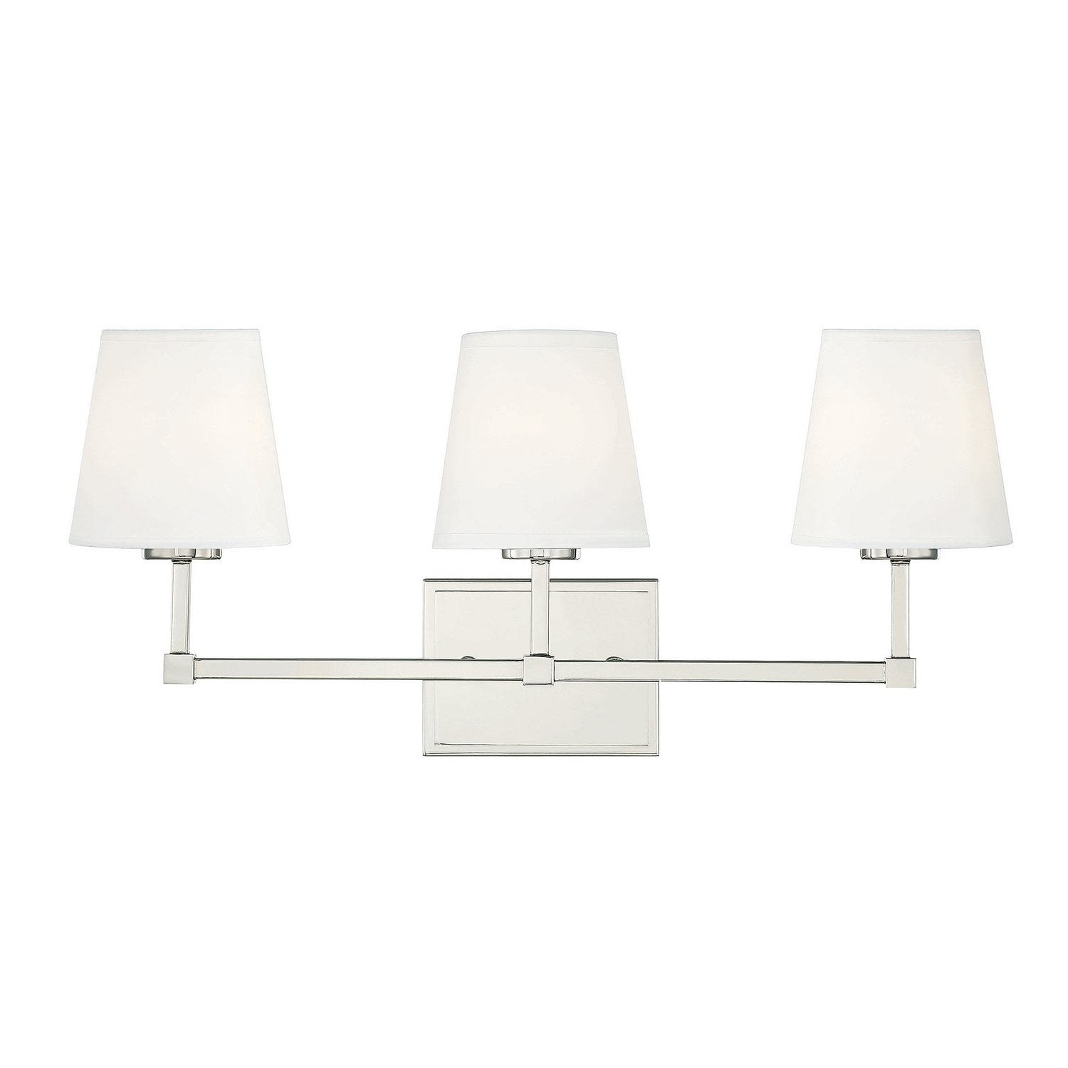 Meridian - M80053PN - Three Light Bathroom Vanity Light - Polished Nickel