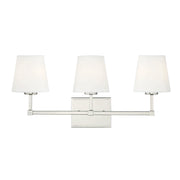 Meridian - M80053PN - Three Light Bathroom Vanity Light - Polished Nickel