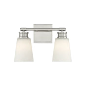 Meridian - M80054BN - Two Light Bathroom Vanity Light - Brushed Nickel