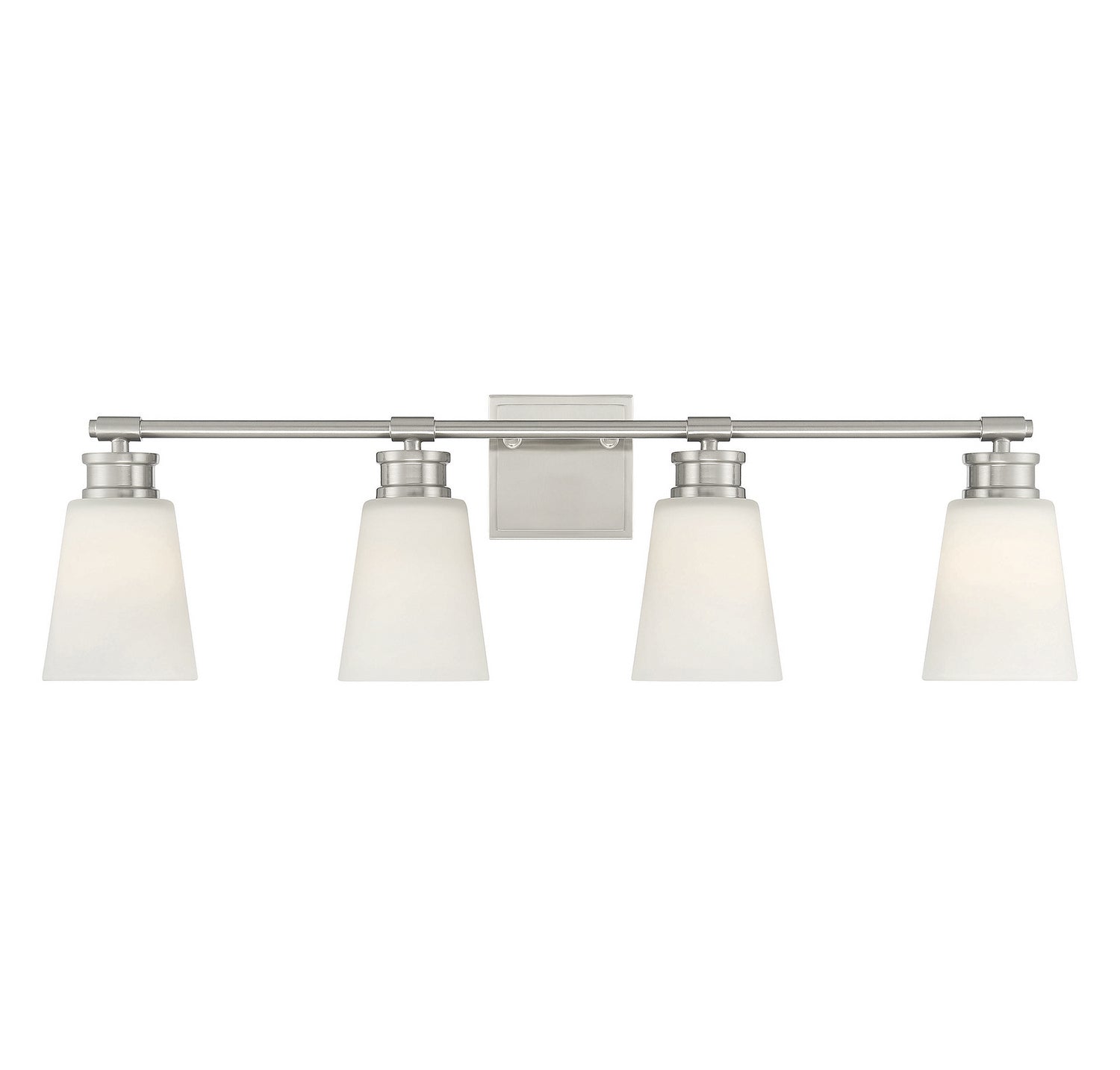 Meridian - M80056BN - Four Light Bathroom Vanity Light - Brushed Nickel