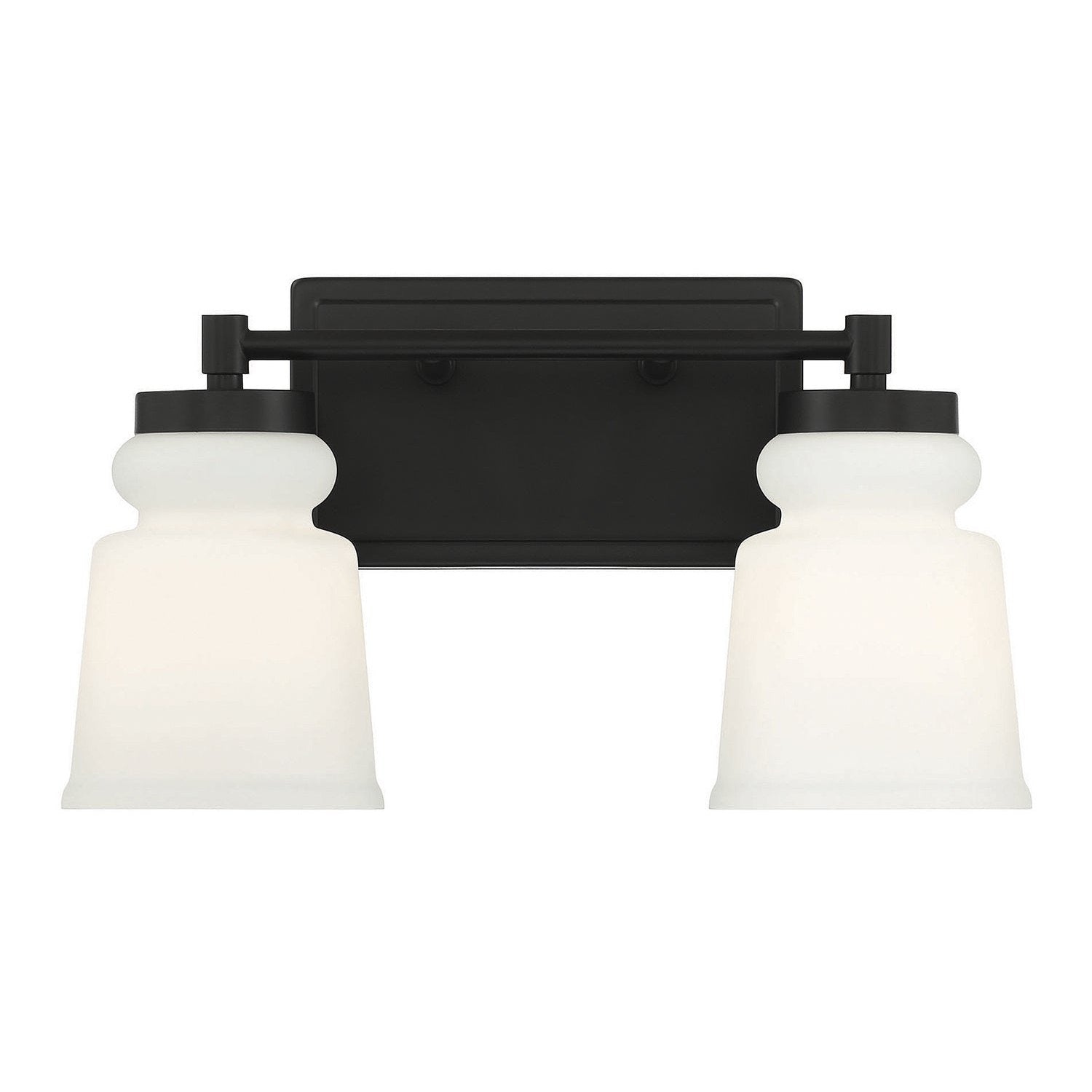 Meridian - M80057MBK - Two Light Bathroom Vanity Light - Matte Black