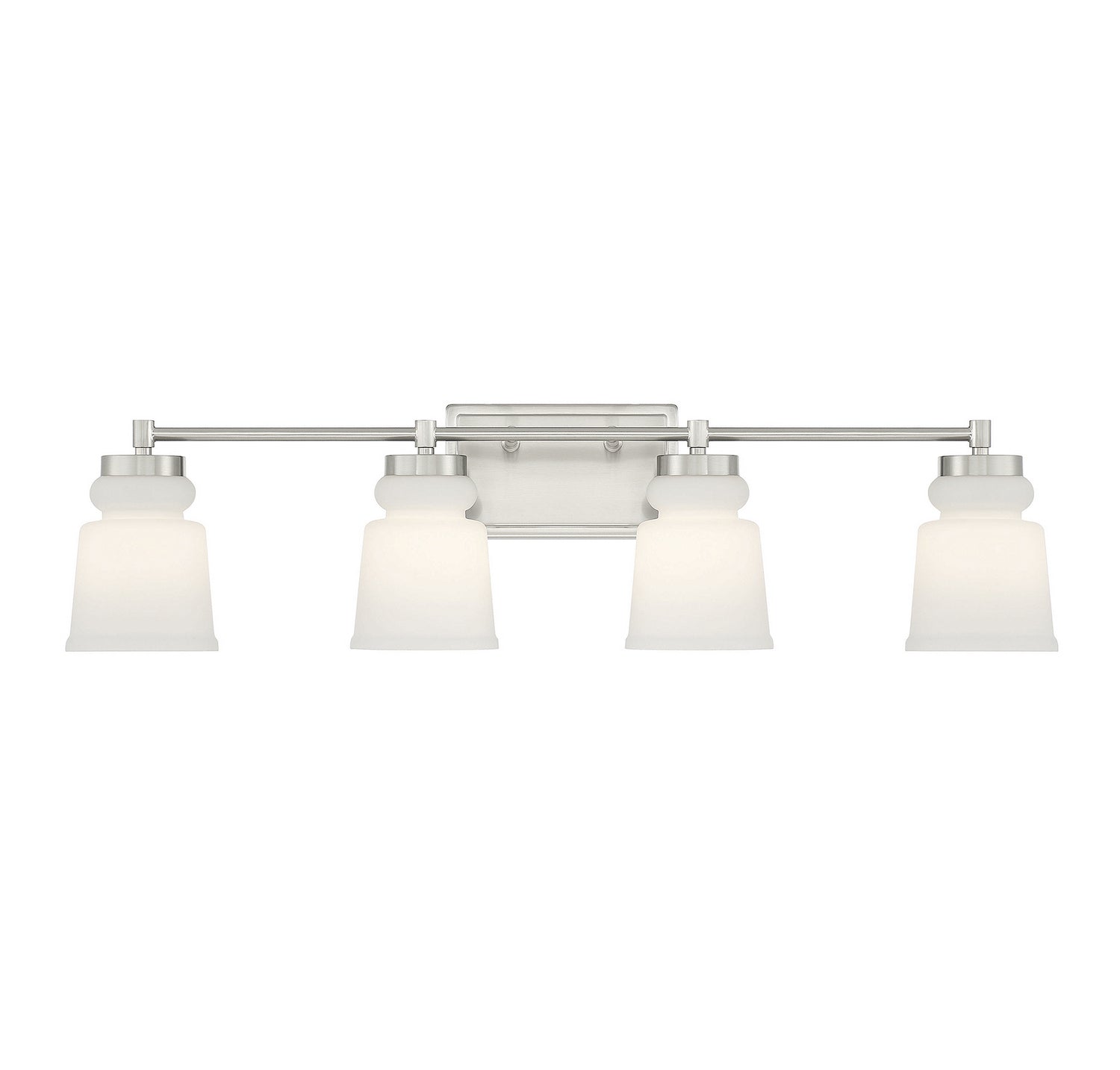 Meridian - M80059BN - Four Light Bathroom Vanity Light - Brushed Nickel