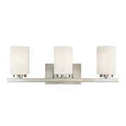 Meridian - M80067BN - Three Light Bathroom Vanity Light - Brushed Nickel