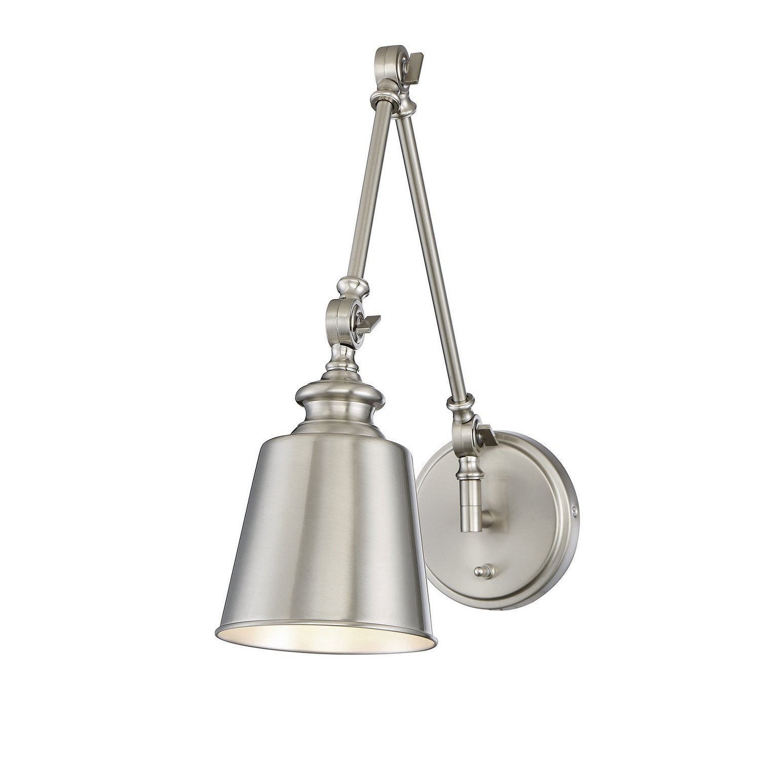 Meridian - M90089BN - One Light Wall Sconce (Set of 2) - Brushed Nickel