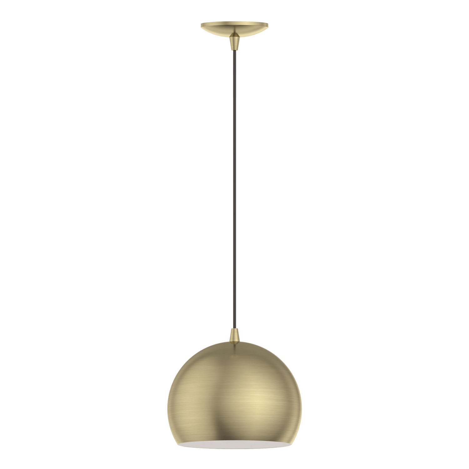 Livex Lighting - 40801-01 - One Light Pendant - Piedmont - Antique Brass