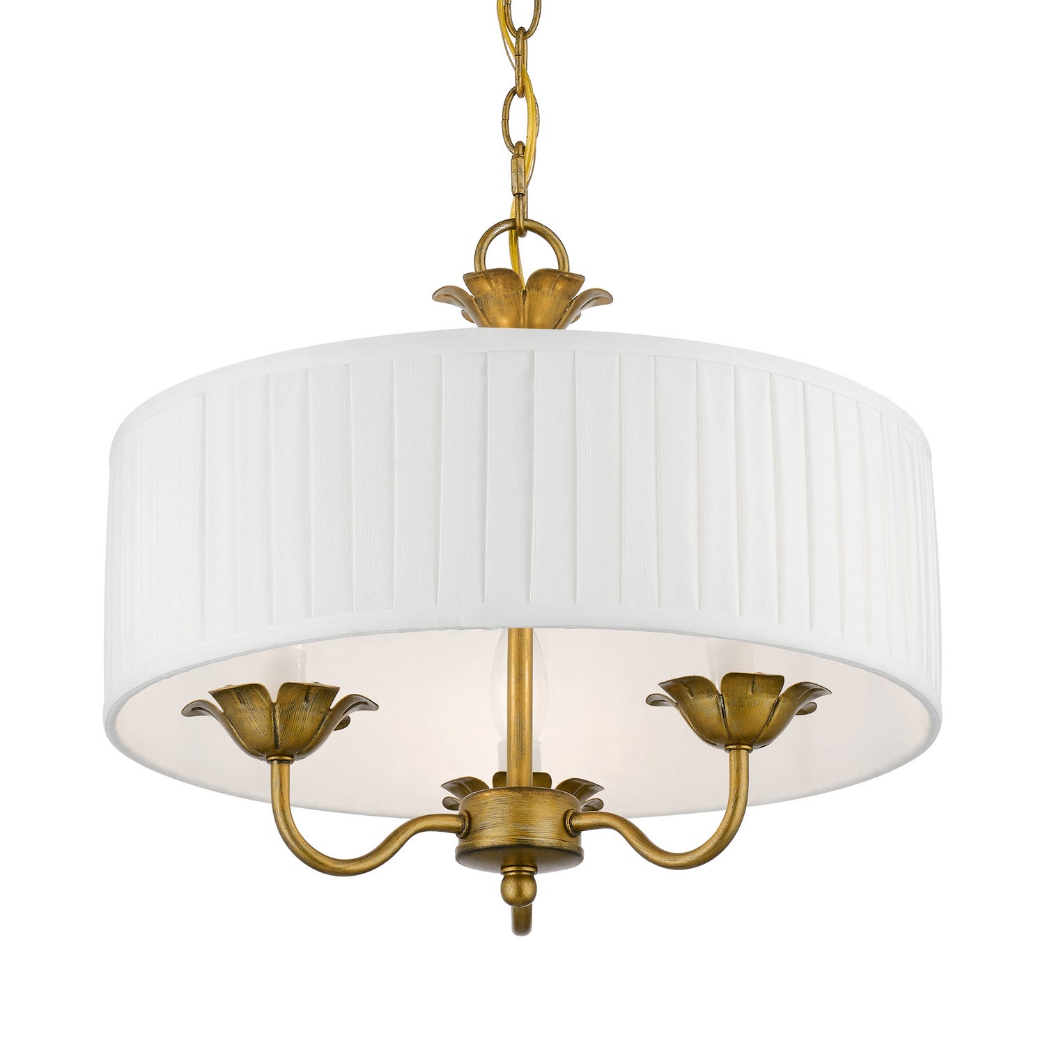 Livex Lighting - 41773-48 - Three Light Pendant - Edinburgh - Antique Gold Leaf