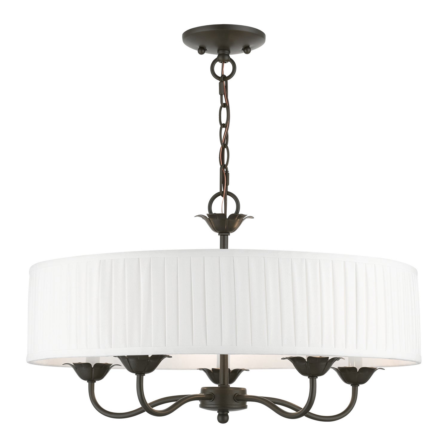 Livex Lighting - 41775-92 - Five Light Pendant - Edinburgh - English Bronze