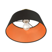 Livex Lighting - 51357-01 - One Light Semi-Flush Mount - Palma - Antique Brass