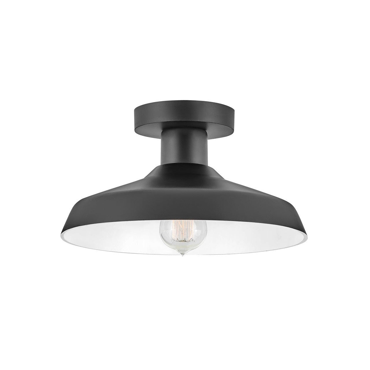 Hinkley - 12072BK - LED Flush Mount - Forge - Black