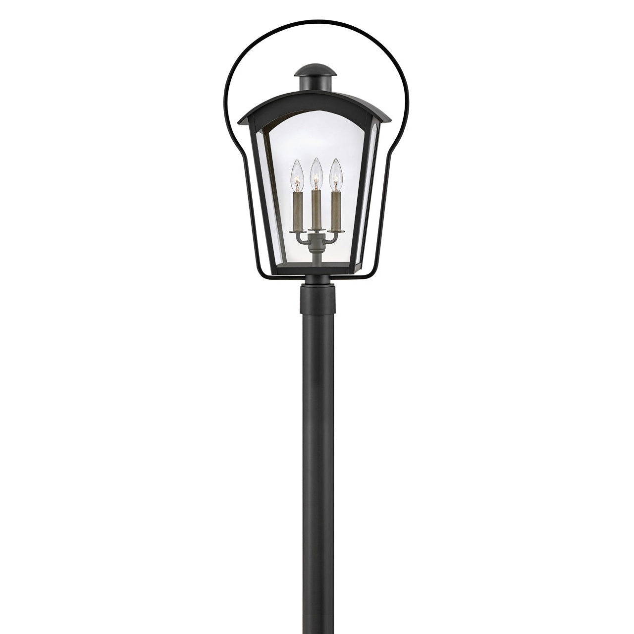 Hinkley - 13301BK - LED Post Top or Pier Mount Lantern - Yale - Black