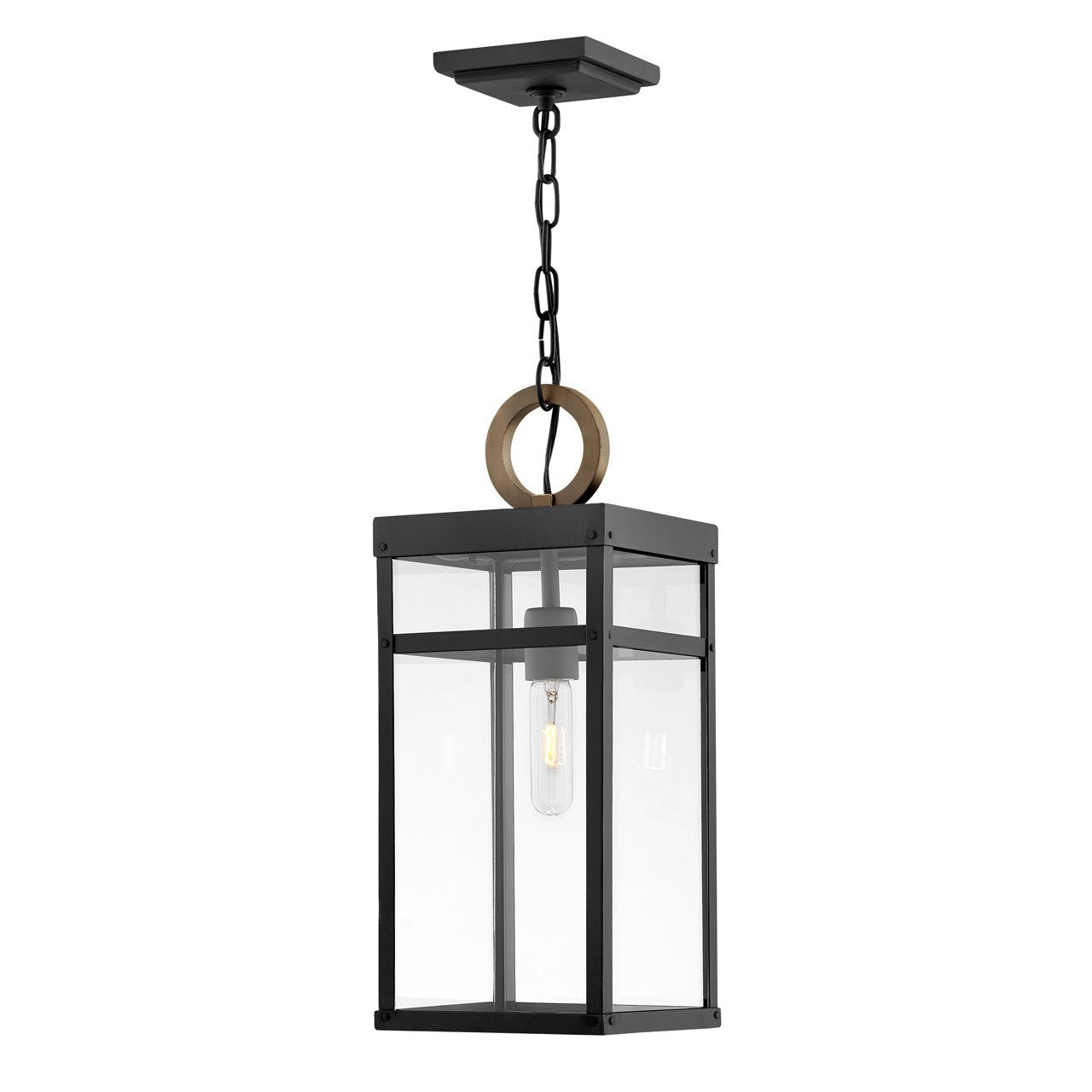 Hinkley - 2802BK-LL - LED Hanging Lantern - Porter - Black