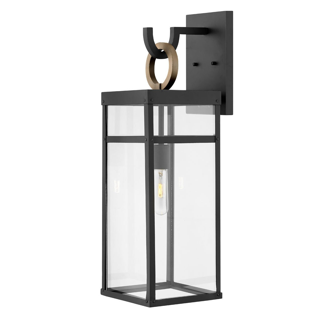 Hinkley - 2805BK-LL - LED Wall Mount - Porter - Black