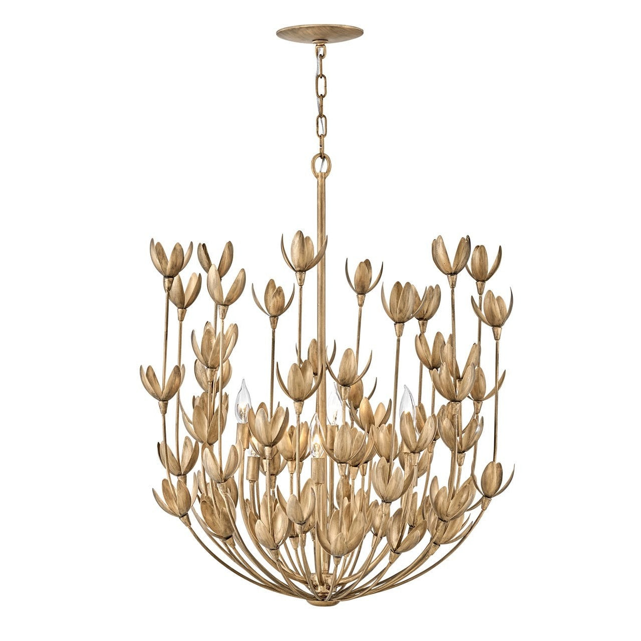 Hinkley - 30016BNG - LED Chandelier - Flora - Burnished Gold