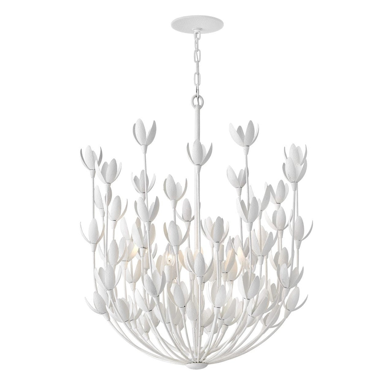 Hinkley - 30016TXP - LED Chandelier - Flora - Textured Plaster