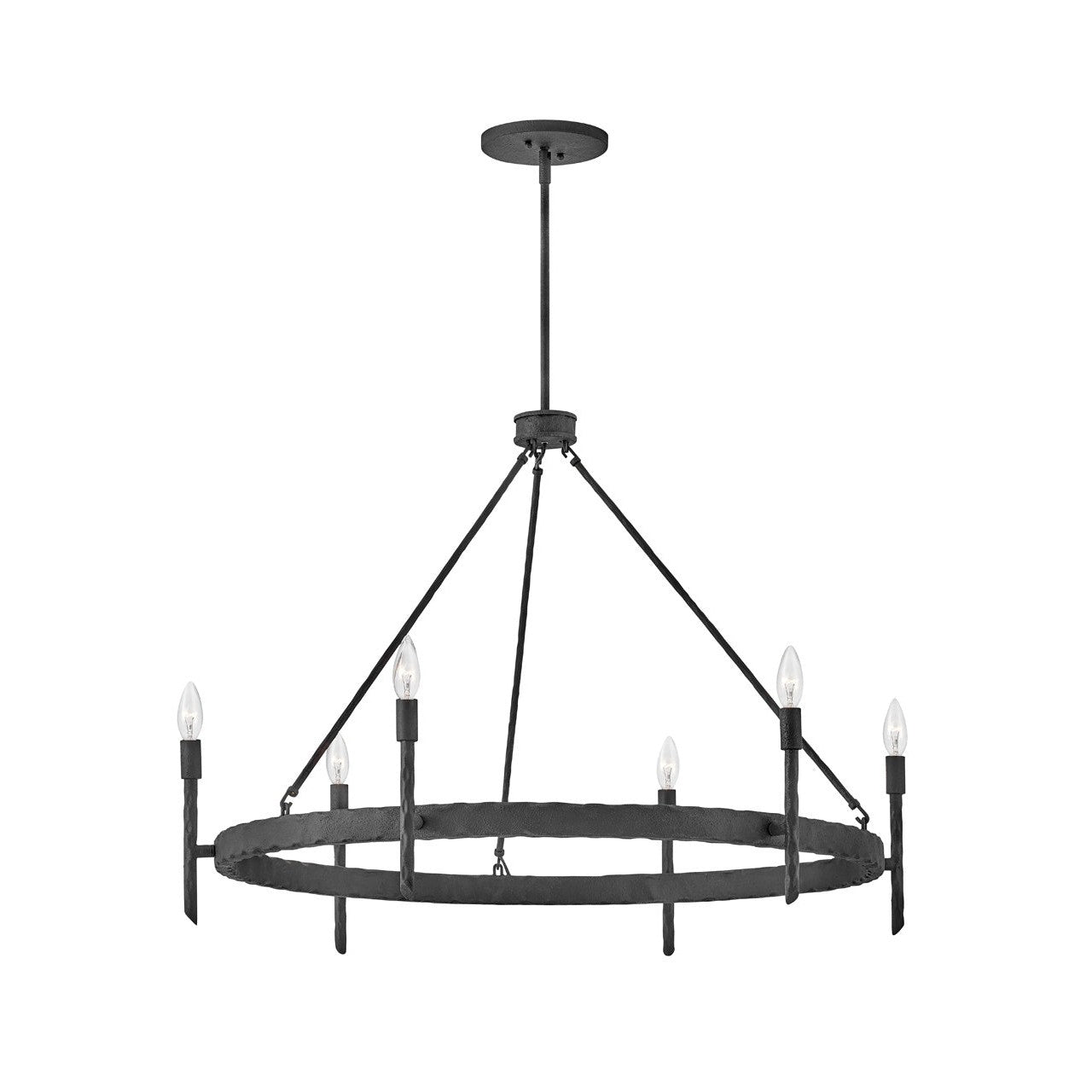 Hinkley - 3678FE - LED Chandelier - Tress - Forged Iron
