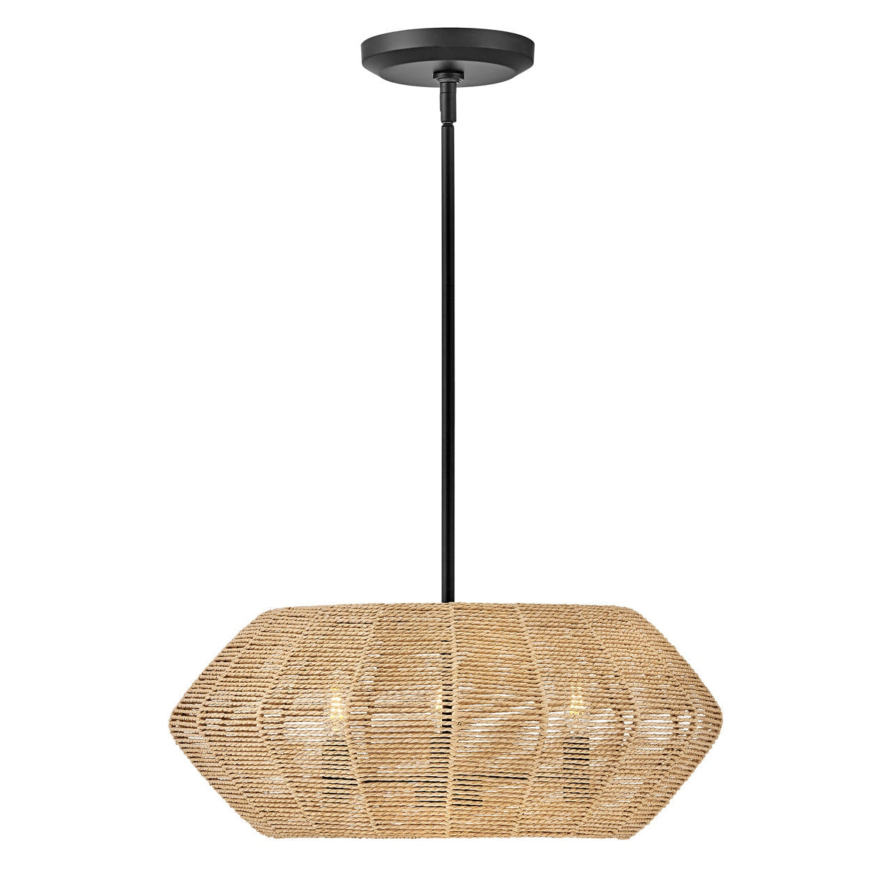 Hinkley - 40383BLK-CML - LED Pendant - Luca - Black