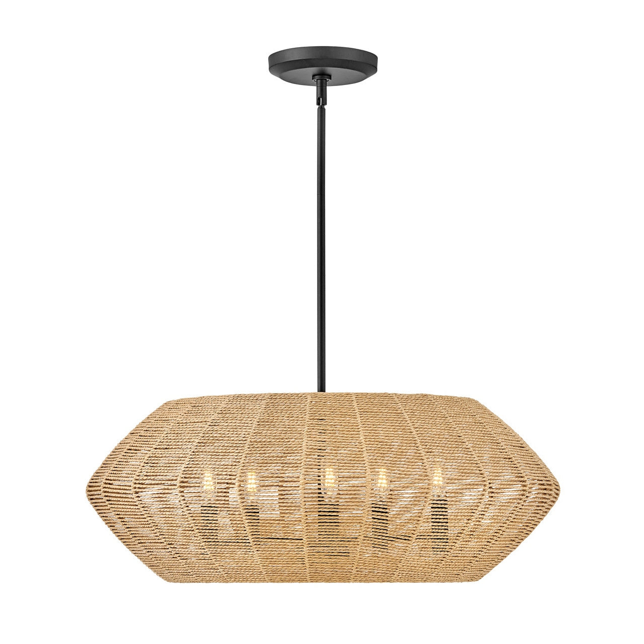 Hinkley - 40384BLK-CML - LED Pendant - Luca - Black