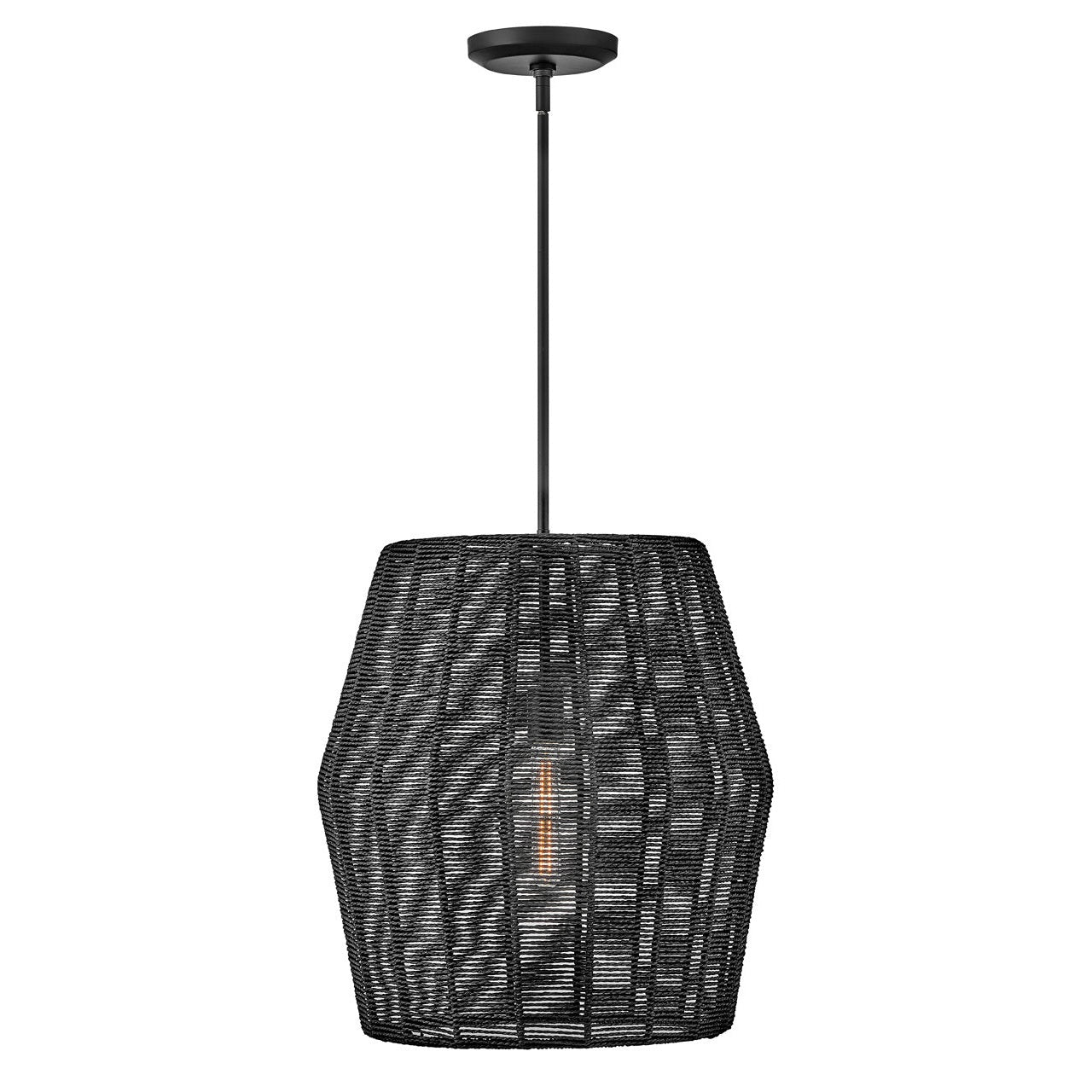 Hinkley - 40387BLK - LED Pendant - Luca - Black