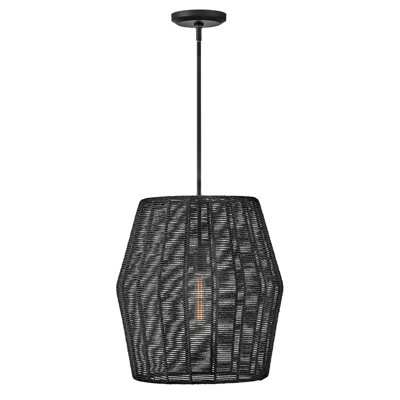 Hinkley - 40387BLK - LED Pendant - Luca - Black