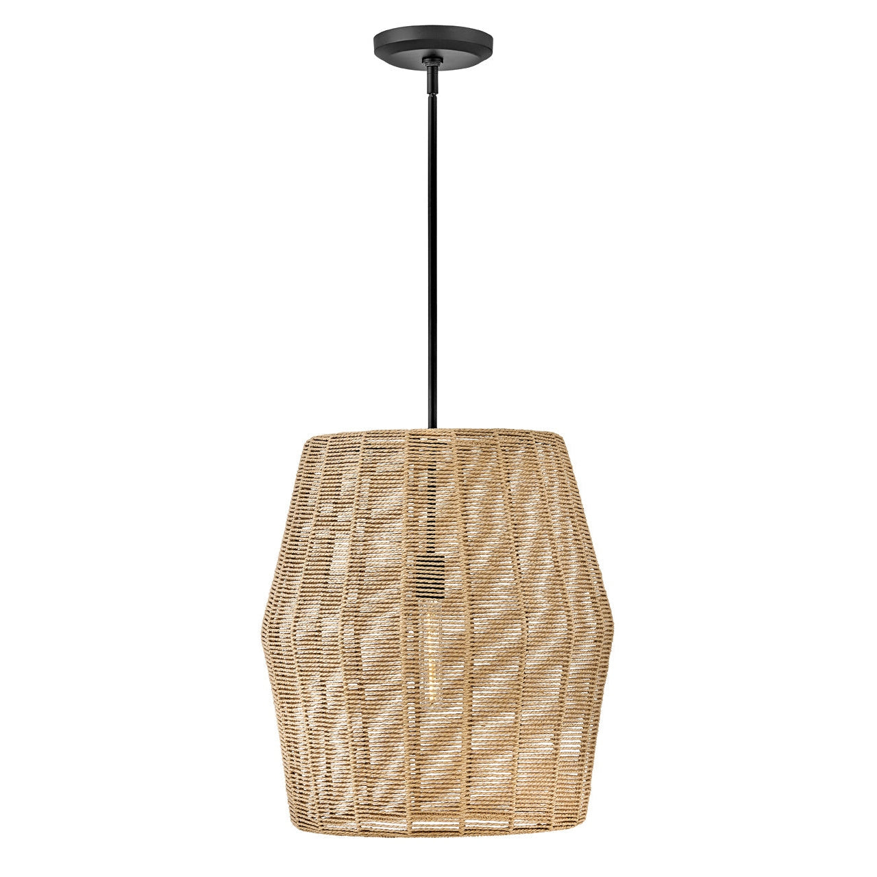 Hinkley - 40387BLK-CML - LED Pendant - Luca - Black