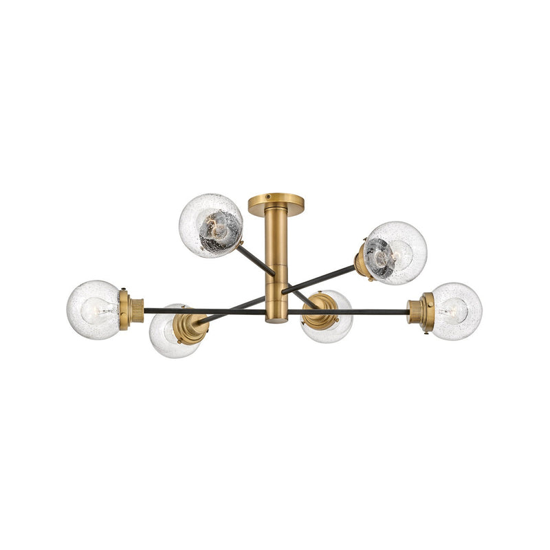 Hinkley - 40696BK - LED Semi-Flush Mount - Poppy - Black