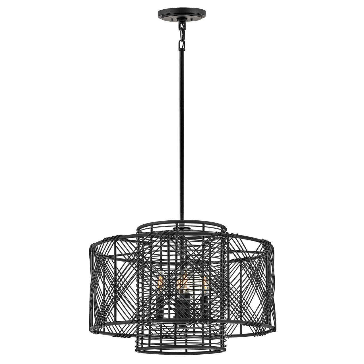 Hinkley - 41063BLK - LED Pendant - Nikko - Black