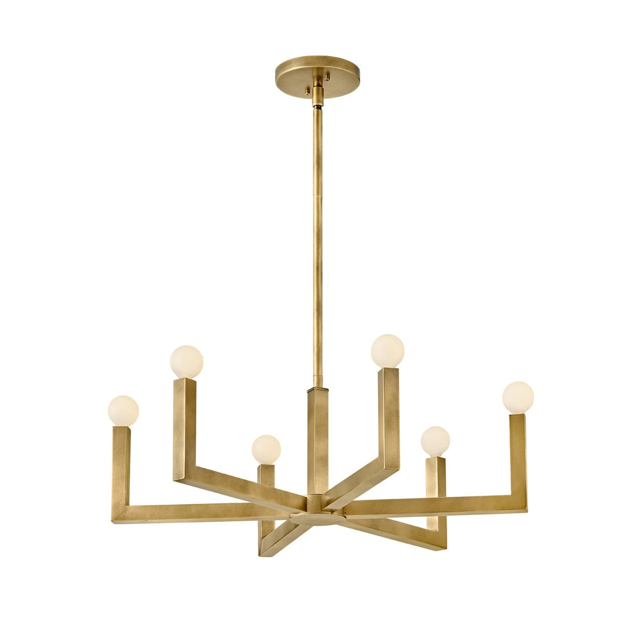 Hinkley - 45046HB - LED Chandelier - Ezra - Heritage Brass