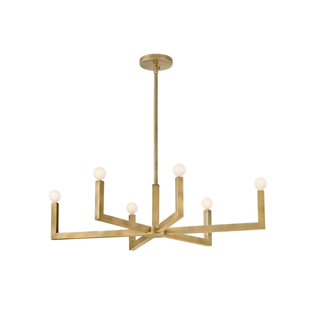 Hinkley - 45048HB - LED Linear Pendant - Ezra - Heritage Brass