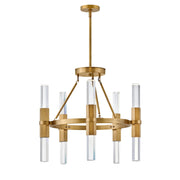 Fredrick Ramond - FR30604HBR - LED Chandelier - Cecily - Heritage Brass