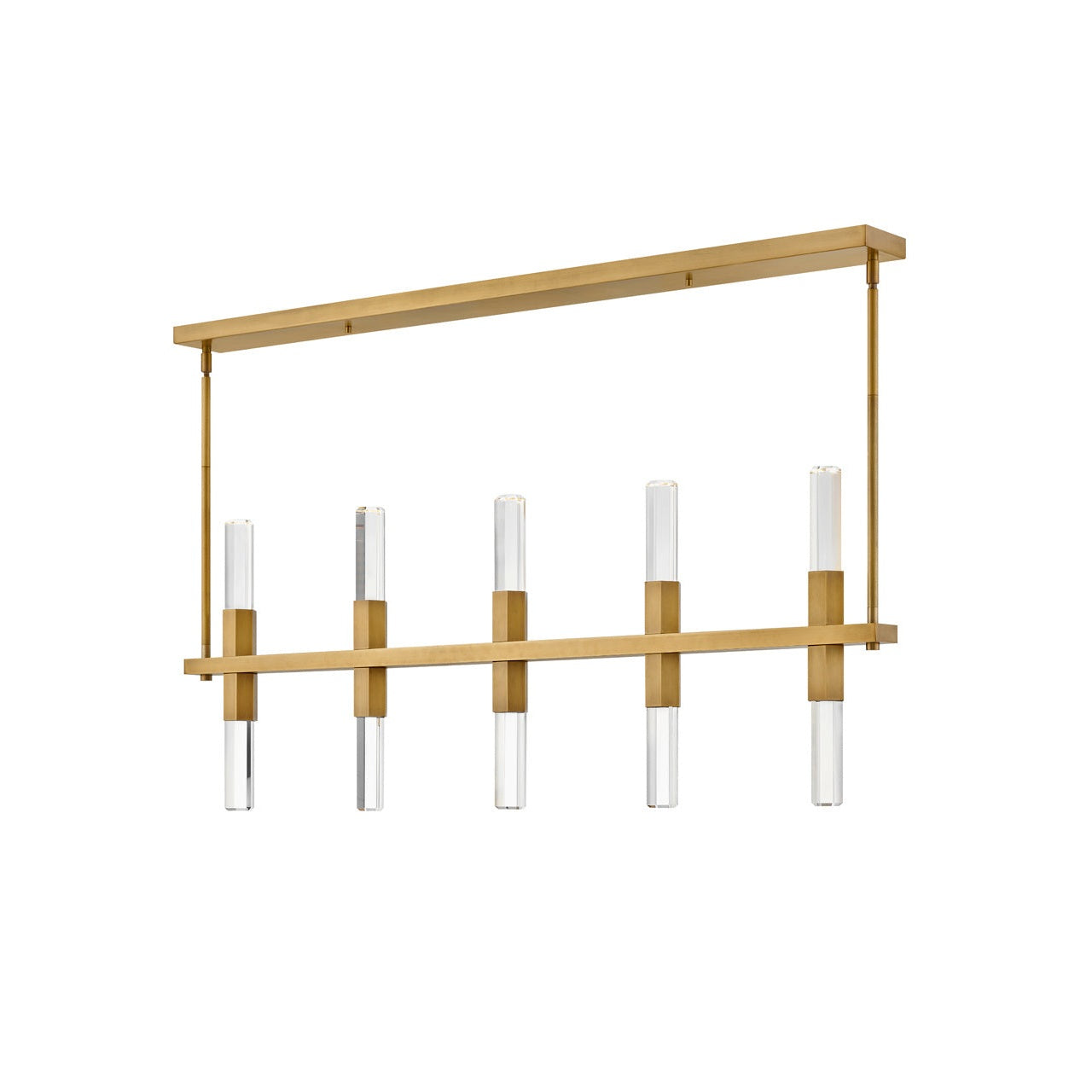 Fredrick Ramond - FR30608HBR - LED Linear Pendant - Cecily - Heritage Brass