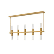 Fredrick Ramond - FR30608HBR - LED Linear Pendant - Cecily - Heritage Brass