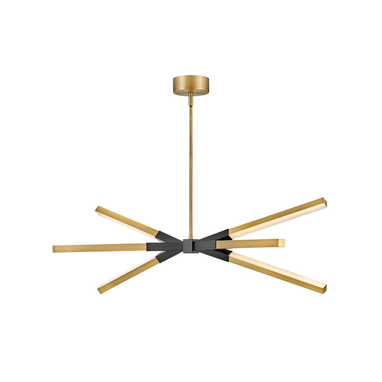 Fredrick Ramond - FR30618LCB - LED Linear Pendant - Rae - Lacquered Brass
