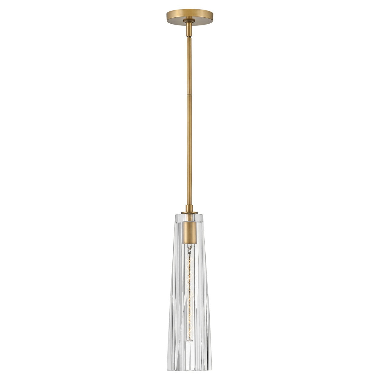 Fredrick Ramond - FR31107HBR-CL - LED Pendant - Cosette - Heritage Brass