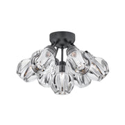 Fredrick Ramond - FR46951BLK - LED Semi-Flush Mount - Elise - Black