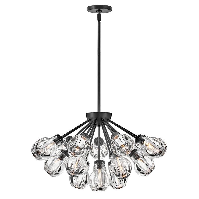Fredrick Ramond - FR46956BLK - LED Pendant - Elise - Black