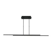 Visual Comfort Modern - 700LSSTG260B-LED927 - LED Linear Suspension - Stagger - Nightshade Black